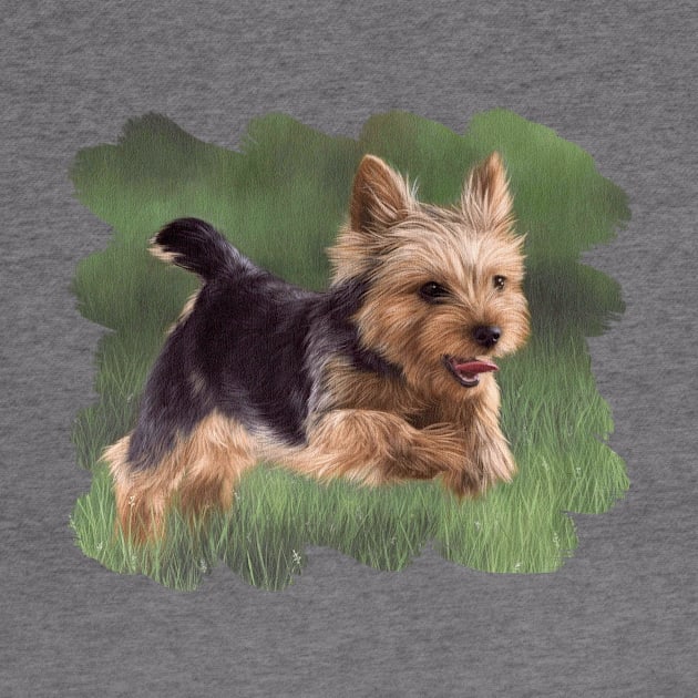 Yorkshire Terrier Painting by rachelstribbling